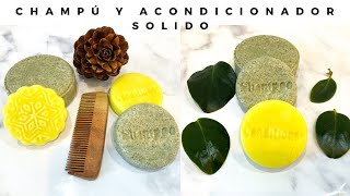 CHAMPÚ Y ACONDICIONADOR SÓLIDO FÓRMULA INCLUIDA [upl. by Leifeste471]