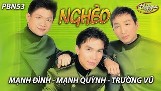 Trường Vũ Mạnh Quỳnh Mạnh Đình  LK Nghèo  PBN 53 [upl. by Alaaj]