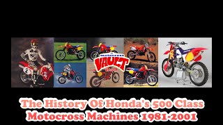 The History of Hondas CR450R CR480R and CR500R [upl. by Aimal163]