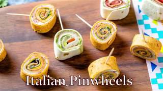 Italian Pinwheels  Easy amp Delicious Party Appetizer Recipe [upl. by Isbel87]