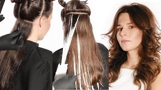 Coloration des cheveux ✄ Balayage Tutorial [upl. by Okihcas]