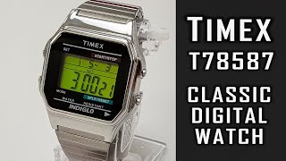 Timex T78587 classic digital watch reviewmanual 237 timex gedmislaguna [upl. by Icnan]