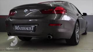 BMW 640D Exhaust Sound  Maxhaust Active Sound Booster [upl. by Ayala549]