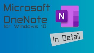 OneNote for Windows 10 Tutorial everything explained [upl. by Lathrope]