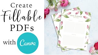 How To Create a Fillable PDF in Canva  Canva Tutorial [upl. by Resee679]