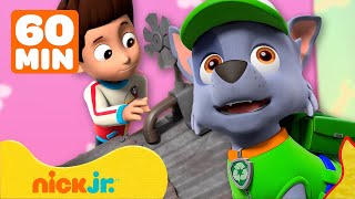 PAW Patrol  ¡Las Mejores Misiones de Reparación con Rocky y Ryder  1 Hora  Nick Jr en Español [upl. by Radmilla246]