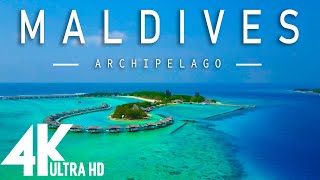 FLYING OVER MALDIVES 4K UHD  Relaxing Music Along With Beautiful Nature Videos4K Video Ultra HD [upl. by Cam]