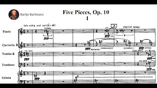 Anton Webern  Five Pieces for Orchestra Op 10 1913 [upl. by Lletnwahs]