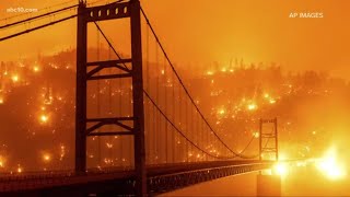 California wildfires evening update September 9 2020 [upl. by Ymrots]