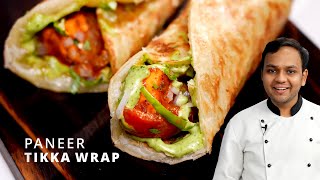 Paneer Tikka Wrap  Work From Home Recipes  Easy Paneer Rolls  CookingShooking [upl. by Etnuhs]