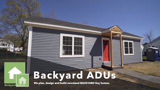 525SF ADU oversized tiny home Walkthrough [upl. by Leahcimrej]