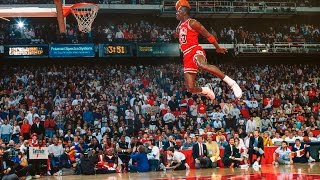 Michael Jordans Legendary Free Throw Line Dunk HD [upl. by Gnoud]