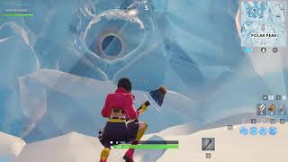 Fortnite eye in Polar Peak Iceberg Fortnite X Godzilla [upl. by Babs437]