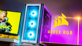 Theyre BACK  CORSAIR 4000X RGB Case Review [upl. by Dnalevelc659]