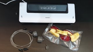 Silvercrest Bag Vacuum Sealer SV 125 B2 Unboxing Testing [upl. by Hedda]