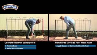 Traditional Paint vs Hammerite Direct to Rust [upl. by Fasta]