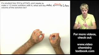 Molarity Practice Problems Part 2 [upl. by Fleece]