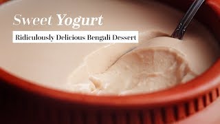 Misti Doi Recipe  Bengali Misti Doi  Best Bengali Misti Doi Recipe [upl. by Nnayt]