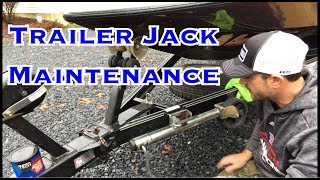 DIY Boat Trailer Jack Maintenance [upl. by Meuse817]