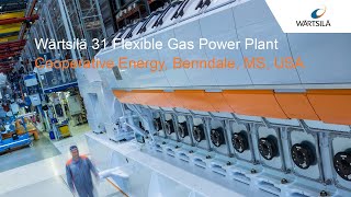 Flexible Gas Power Plant Wärtsilä 31SG  Cooperative Energy Benndale [upl. by Rhines]