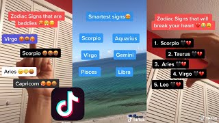 Zodiac Signs TikTok Compilation [upl. by Ahon72]