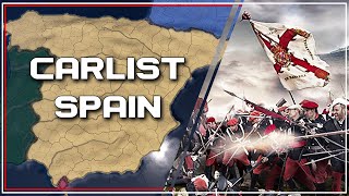 HOI4  Carlist Spain Timelapse [upl. by Elison]