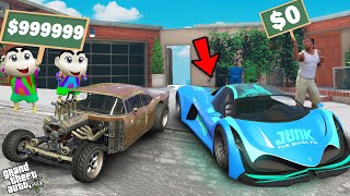 Shinchan And Franklin Ultimate Supercar Upgrade Challenge In GTA 5 [upl. by Romona]