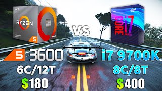 Ryzen 5 3600 vs i7 9700K Test in 9 Games [upl. by Ewart]