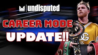 Undisputed Career Mode Update [upl. by Eenwahs]