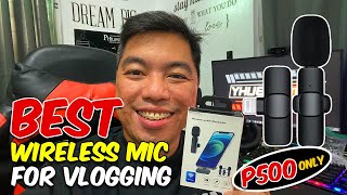 BEST WIRELESS MIC FOR VLOGGING  P50000 LANG [upl. by Kcirdla133]