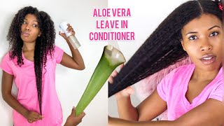 DIY ALOE VERA LEAVE IN CONDITIONER FOR EXTREME HAIR GROWTH AND SHINE [upl. by Graner912]