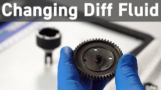 How to Change Gear Differential Fluid in an RC Car [upl. by Ramilahs101]