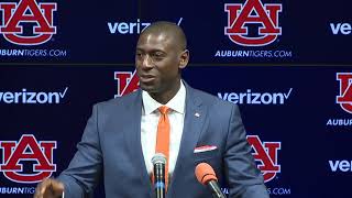 New Auburn Athletics Director Allen Greene  1st official press conference Jan 19 [upl. by Neitsirhc386]