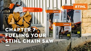 Chapter 7 Fueling Your STIHL Chain Saw  STIHL Tutorial [upl. by Anigroeg448]