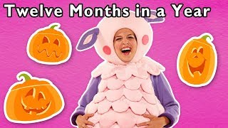 Twelve Months in a Year  More  Mother Goose Club Nursery Rhymes [upl. by Yenhpad]