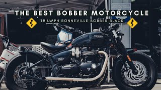 Triumph Bonneville Bobber Black  First Ride  Full Exhaust POV 4K [upl. by Ger588]