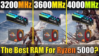 3200MHz vs 3600MHz vs 4000MHz  Best RAM for Ryzen 5000 [upl. by Khanna]