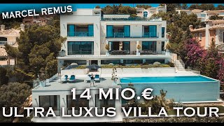 14 Mio€ Ultra Luxus Villa Tour mit Marcel Remus auf Mallorca [upl. by Suirtemid]