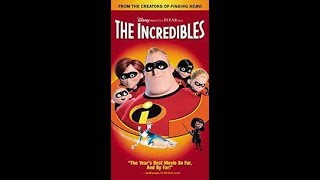 Opening to “The Incredibles” 2005 VHS Disney [upl. by Eelirak]