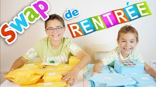 SWAP de RENTRÉE des CLASSES entre Frères  Partie 12 [upl. by Quintie332]