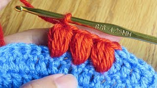 Puff Stitch  Basic Crochet Stitch [upl. by Enomal]