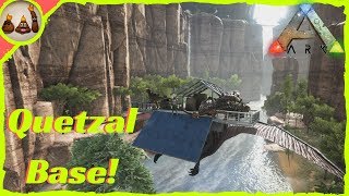 Awesome Mobile Quetzal Base  Ark Survival Evolved Gameplay PC [upl. by Airdna]