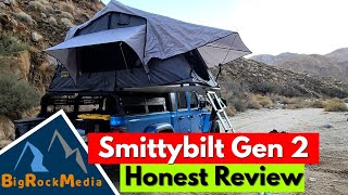 Smittybilt Gen 2 Overlander Roof Top Tent  Honest Review [upl. by Nagrom]