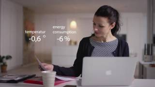 Energy savings with Danfoss TPOne thermostat [upl. by Gothar]