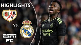 Real Madrid STUNNED by Rayo Vallecano 🤯  LaLiga Highlights  ESPN FC [upl. by Esor126]