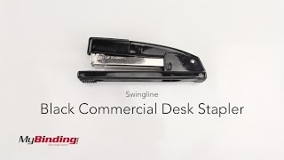 Swingline Black Commercial Desk Stapler  44401 [upl. by Aeresed]