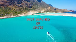 Crete top 10 beaches [upl. by Akimert494]