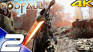 GODFALL  Gameplay Walkthrough Part 2  Crimson Glades Full Game 4K 60FPS PCPS5 [upl. by Rica]