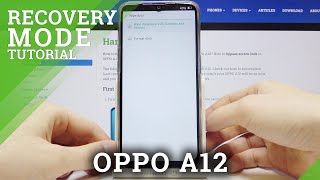 How to Reset OPPO A12  Erase all user data by Recovery Mode [upl. by Michaella]