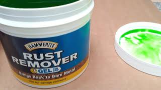 Hammerite rust remover gel a review [upl. by Holland219]